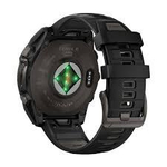 Смарт-часы Garmin Fenix 8 Solar 47мм Sapphire Carbon Gray DLC Titanium, черный ремешок, 010-02906-11