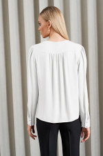 22911 Блузка женская (молочный)