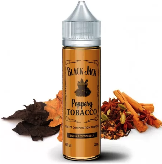 Black Jack 60 мл - Peppery Tobacco (3 мг)