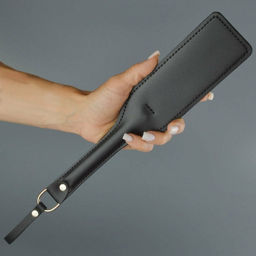 Шлепалка Sitabella Новичек черная кожа 30 см