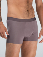 Мужские трусы-боксеры из вискозного полотна (Размер: 4X) (Цвет: коричневый)