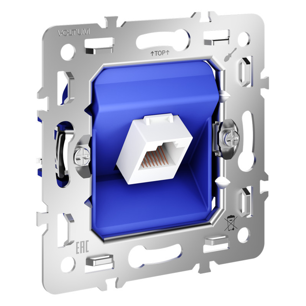 Механизм розетки компьютерной RJ45 кат.6, S70