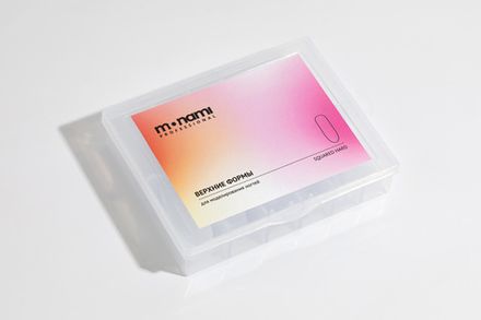 Monami Верхние формы для наращивания, Квадрат сильный изгиб, 100шт