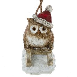 GAEM Изделие декоративное подвесное "Сова", L7,5 W5 H7,5 см, 2в.