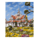 Картина по номерам 40*50см "Храм Бангкока" (Lori)