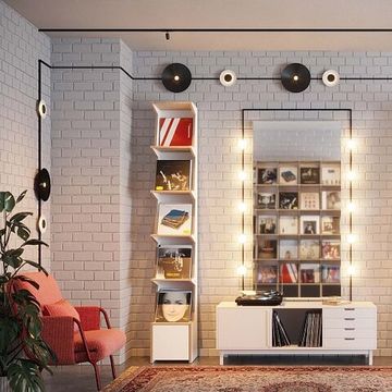 Магнитный трековый светильник 7W 3000K 051784 белый/черный MAG-MICROCOSM-SFERO-R80-7W Warm3000 (BK, 230 deg, 24V) Arlight