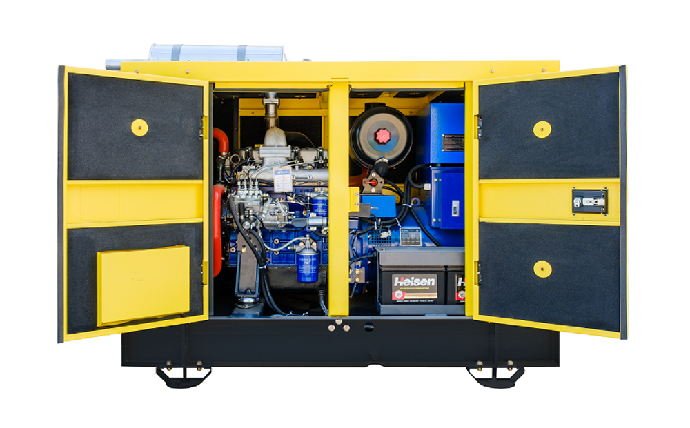 Дизельный генератор Vektor AD-50Y-T400 в уличном кожухе - [ДГУ 50 кВт / Yunnei]