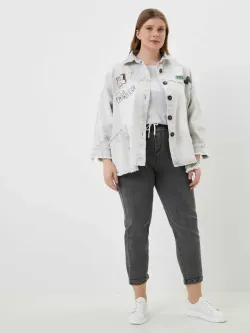 Джинсы на резинке больших размеров