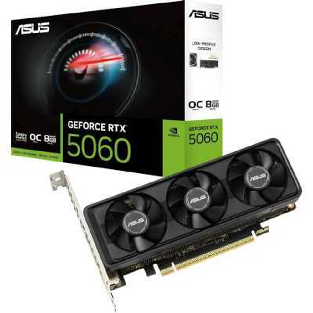 Видеокарта ASUS nVidia GeForce RTX 5060 8Gb RTX5060-O8G-LP-BRK