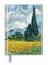 Bloknot \ Блокнот \ Notebook Vincent van Gogh: Wheat Field with Cypresses (Foiled Blank Journal)