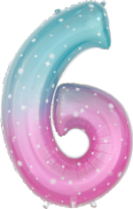 Шар Цифра Нежные искры