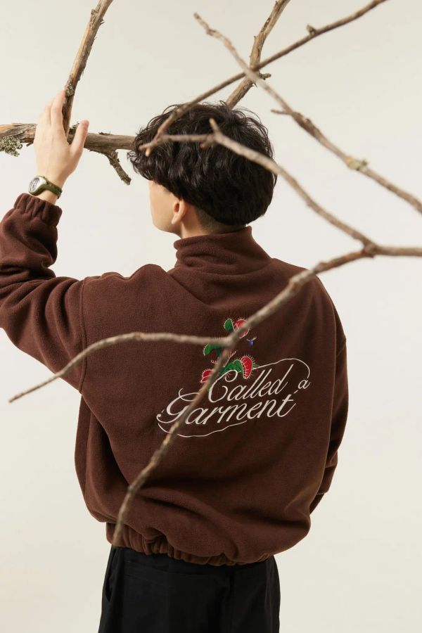 Куртка Флисовая FCF Logo Jacket
vol.2 коричневая - фото 8