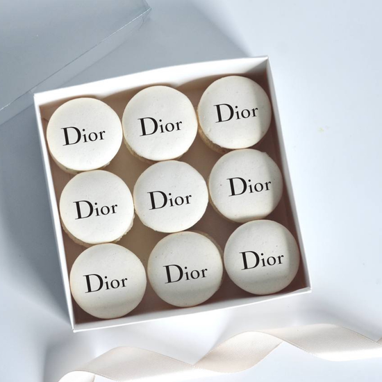 Набор макарон из 9 шт с логотипом компании