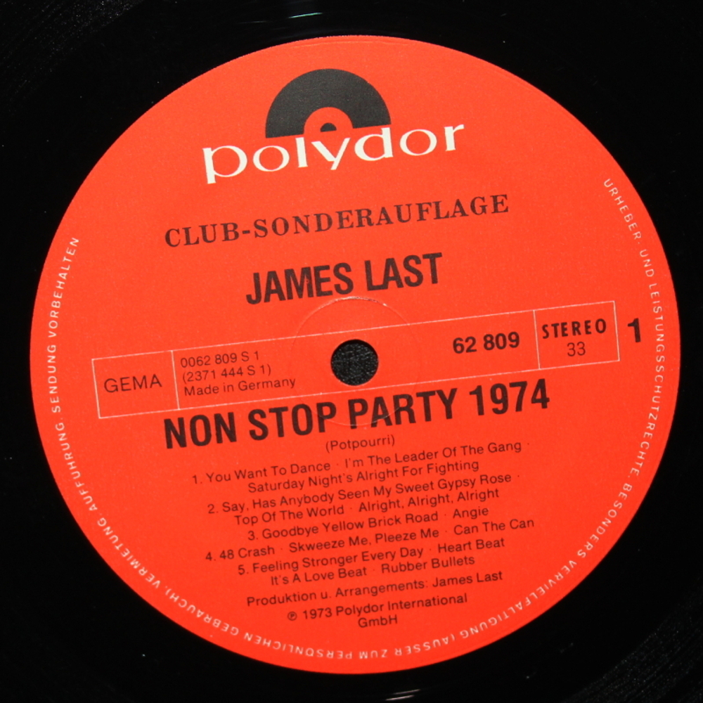 James Last / Non Stop Party 1974 (LP)