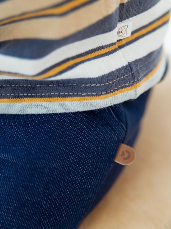 Брюки из джинскота 