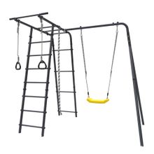 ROMANA Полянка (антрацит) (с пластиковыми качелями)