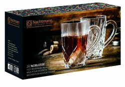 NOBLESSE HOT BEVERAGES - Набор кружек 2 шт для чая 347 мл стекло