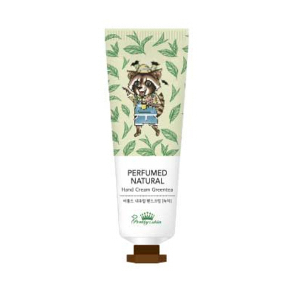 Крем для рук с экстрактом зеленого чая PRETTYSKIN Perfumed Natural Hand Cream Green Tea 30 мл