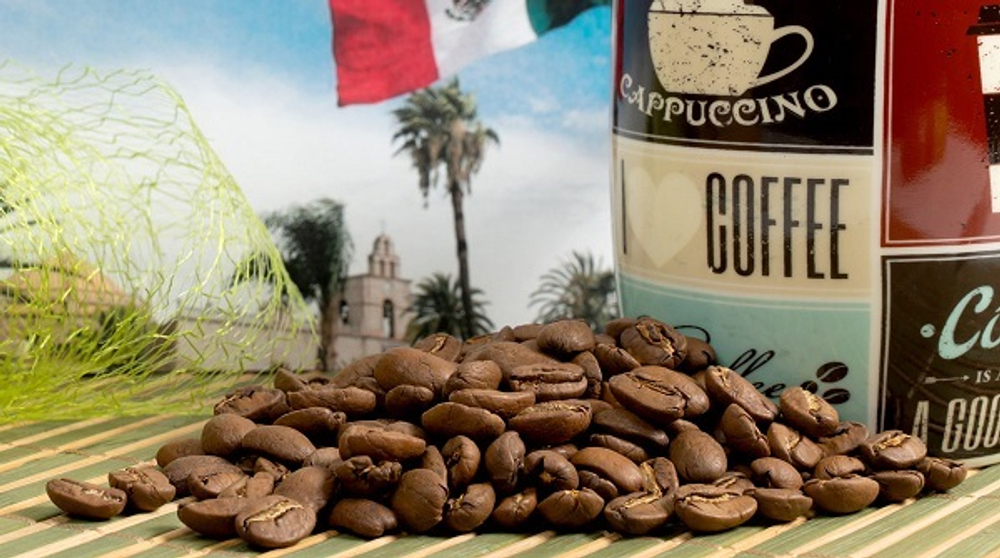 Кофе в зернах Santa Fe Марагоджип Мексика Арабика 1кг