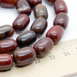 Яшма красная, размер около 14*10 мм, цена за набор 6 шт