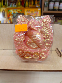 Свеча " Подкова рыбка". " ручная работа.