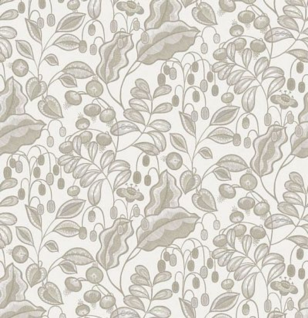 обои современные дизайнерские листья и ягоды HIA002