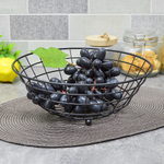 Фруктовница металлическая 28*10см, 7379