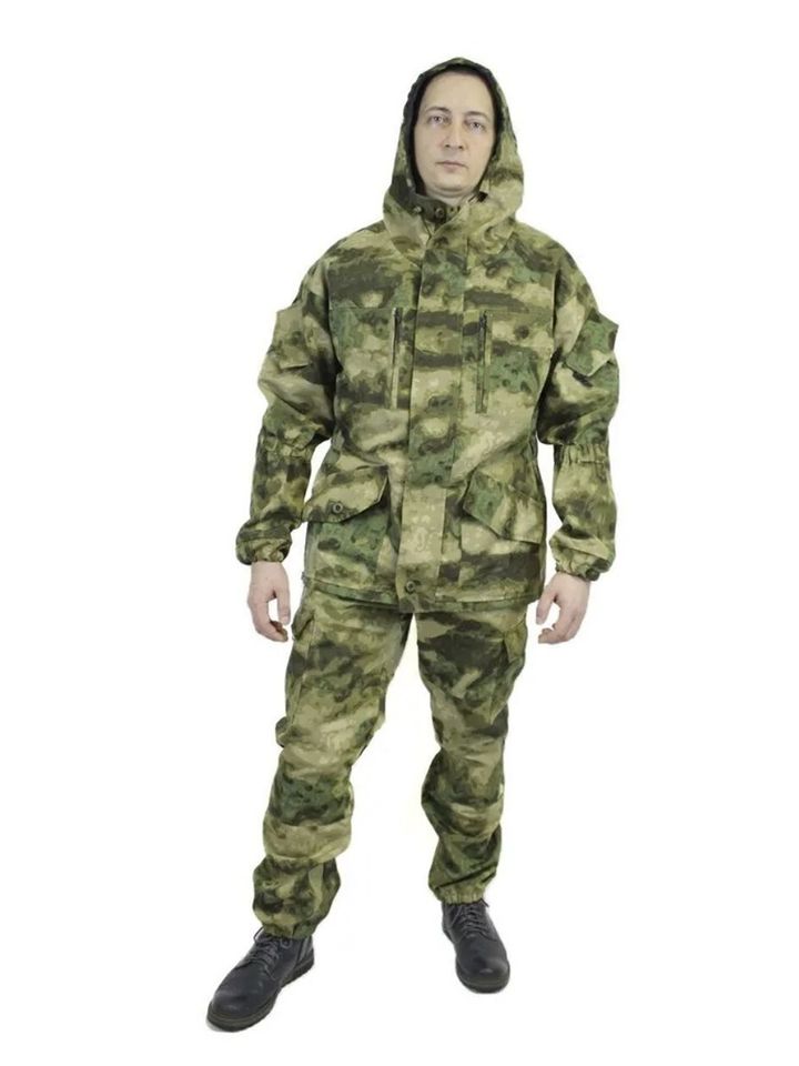 Костюм Горка-5 Шторм на флисе (рип-стоп, мох)