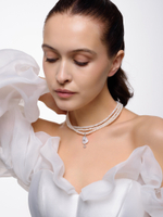 Колье "Celebrity white" Silver