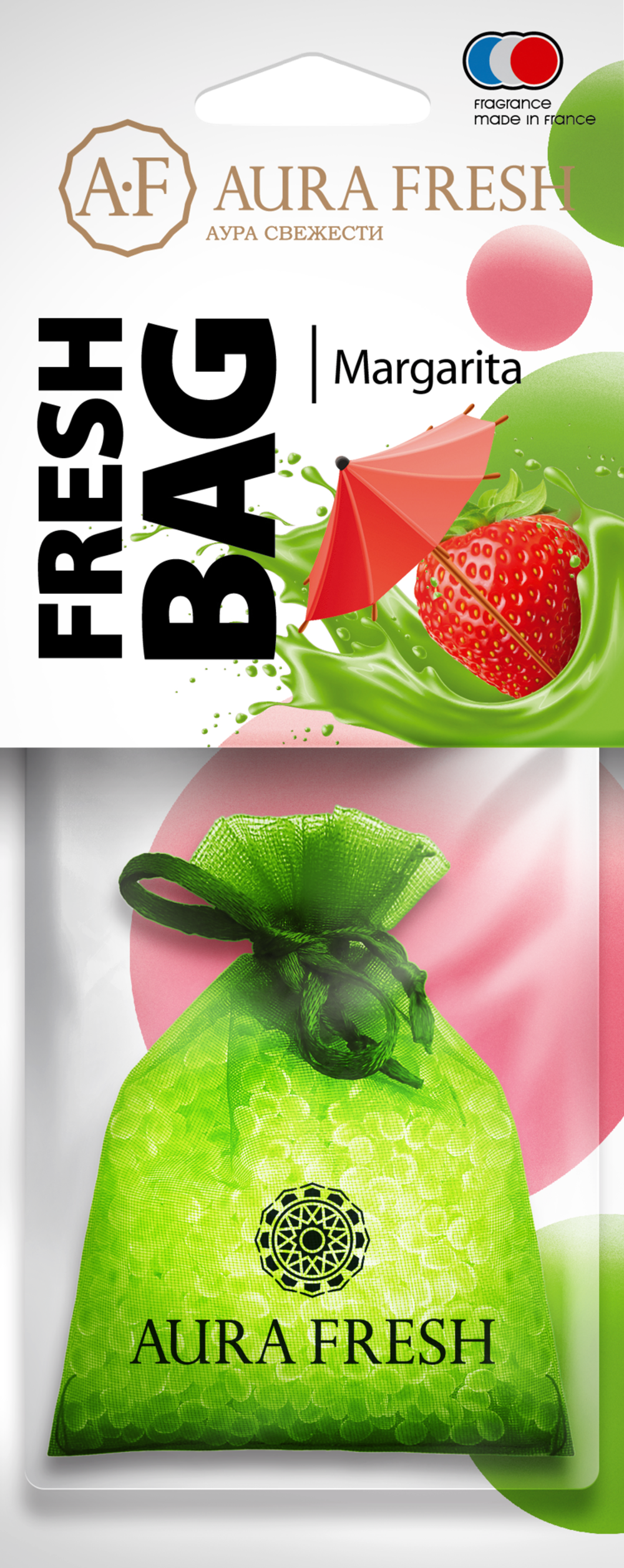 Аром-р AURA FRESH FRESH BAG MARGARITA  Ароматизатор воздуха мешочек