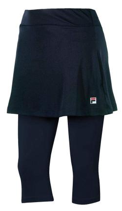 Теннисная юбка Fila Skort Sina Knee Tight W - peacoat blue