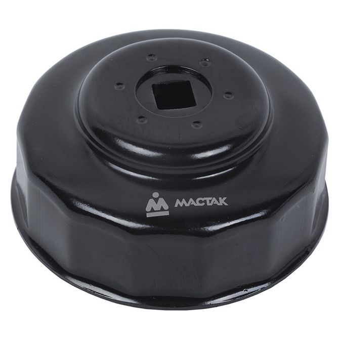 МАСТАК (103-44076L) Съемник масляных фильтров, 76 мм, 12 граней, торцевой