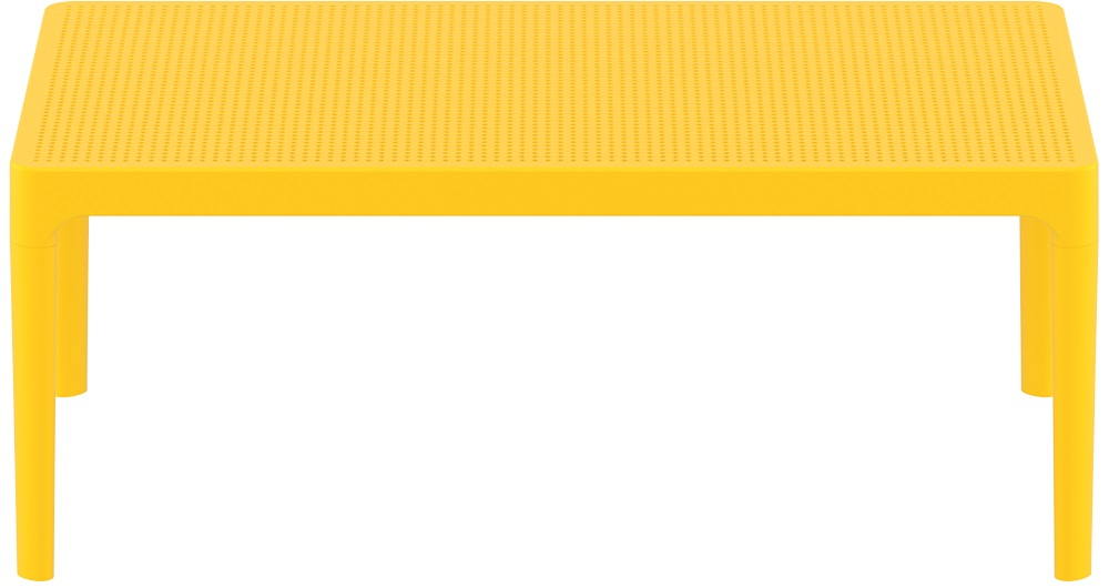 Столик пластиковый журнальный Siesta Contract Sky Lounge Table, желтый