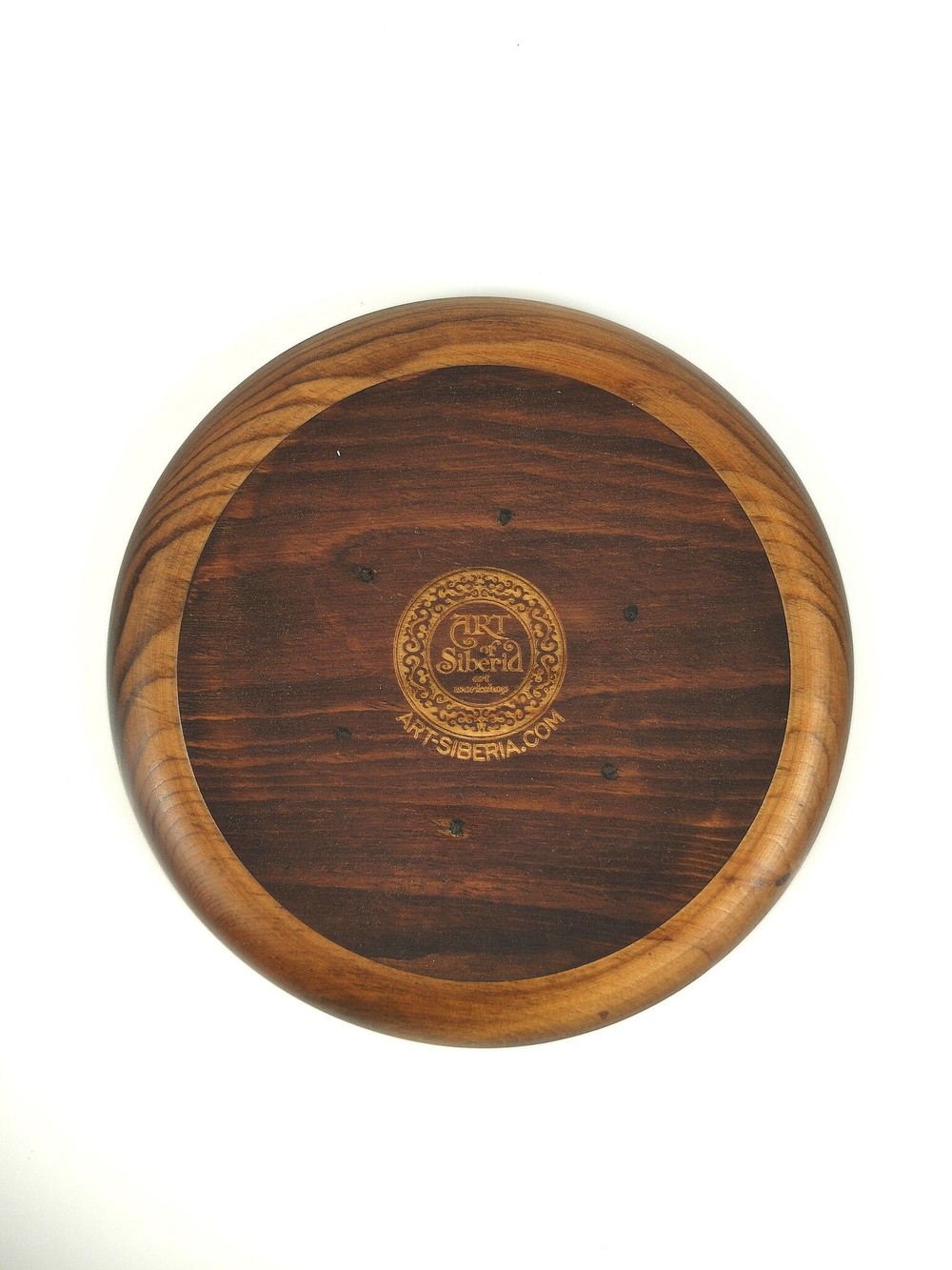 Тарелка деревянная мотивационная "Дом там, где сердце"