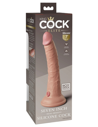 Фаллоимитатор KC Elite 7" Dual Density Silicone Dong - Light Pipedream 577121PD