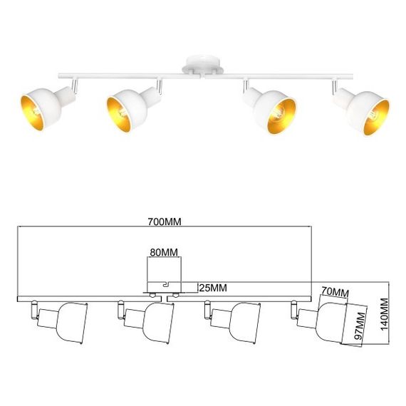Спот Rivoli Esmeree 7056-704 Б0054747