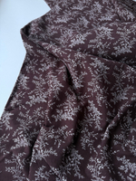 Фланель Грация на шоколадном фоне