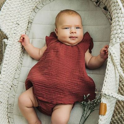 Dress &amp; shorts set 0-3 months - Marsala