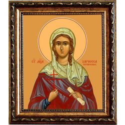 Хариесса Коринфская мученица. Икона на холсте.