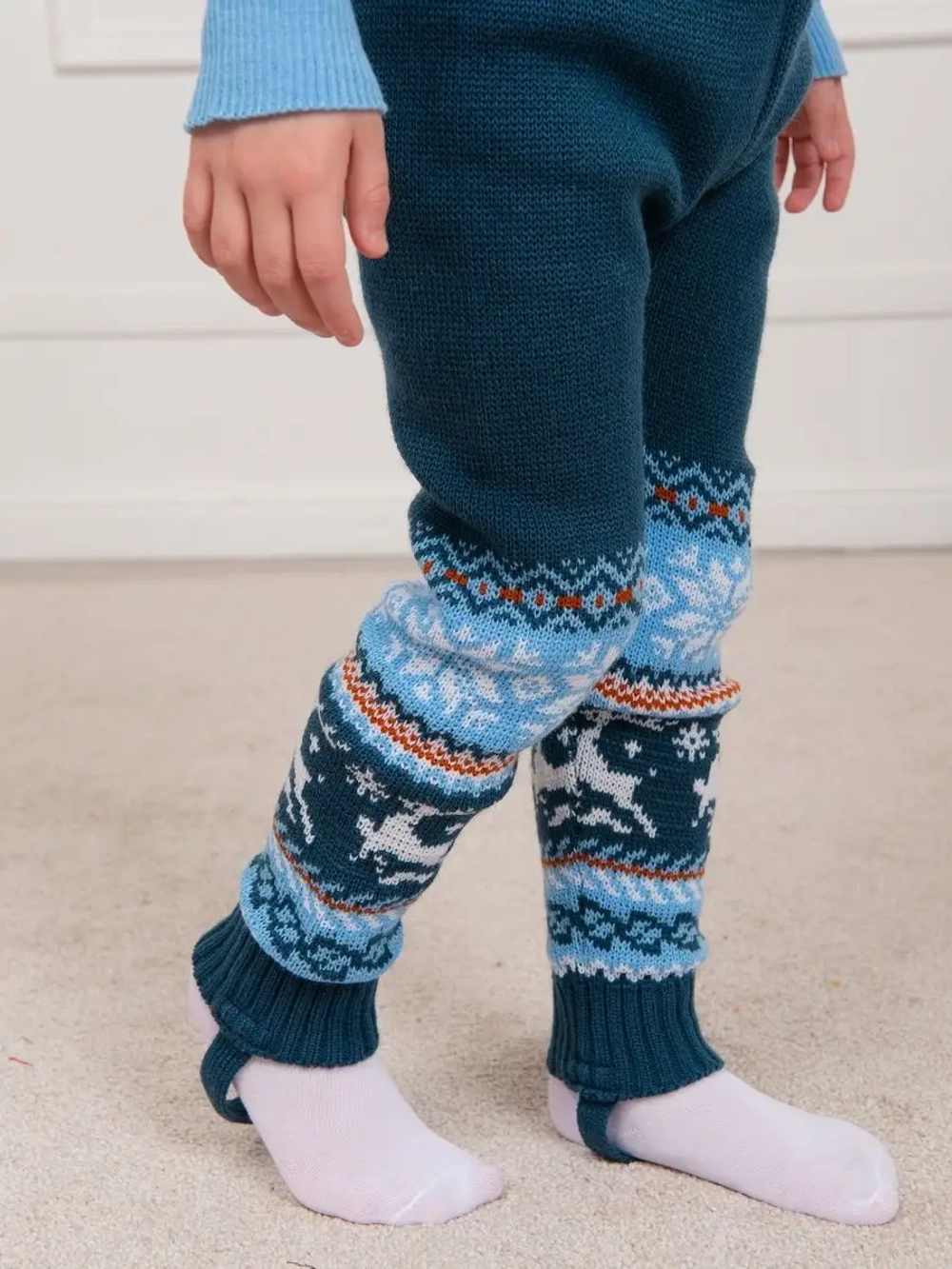 Рейтузы вязаные с орнаментом