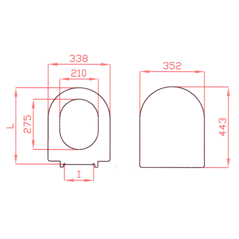 Сиденье для унитаза Санита-люкс с метал. крепл. для Next Luxe