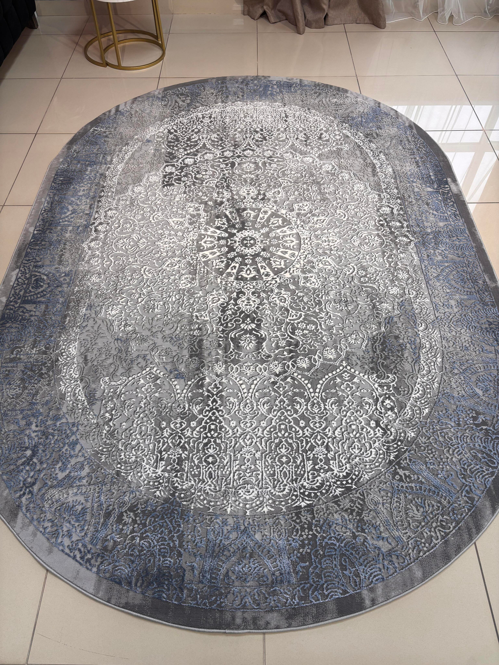 Ковер "Armina" (200*290 см) - 03878a-blue/oval