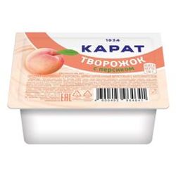 ПРОДУКТ ТВОРОЖНЫЙ КАРАТ 100 ГР ПЕРСИК ПЛ/У РОССИЯ