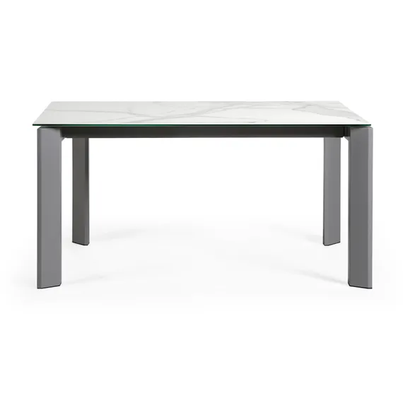 Стол Atta 160 (220) x90 антрацит, керамика