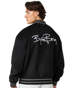 Мужская теннисная кофта Björn Borg Varsity - black beauty