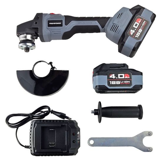 Аккумуляторная угловая шлифмашина "PROFIPOWER" MKDGA-18V