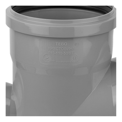 Крестовина TEBO для внут. канал. 50-50-50 87,5гр. сер. арт. 013020535 (1/70)