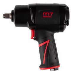 MIGHTY SEVEN (NC-4255QL) Гайковерт пневматический ударный 1/2", 1627 Нм, в комплекте налобный фонарь