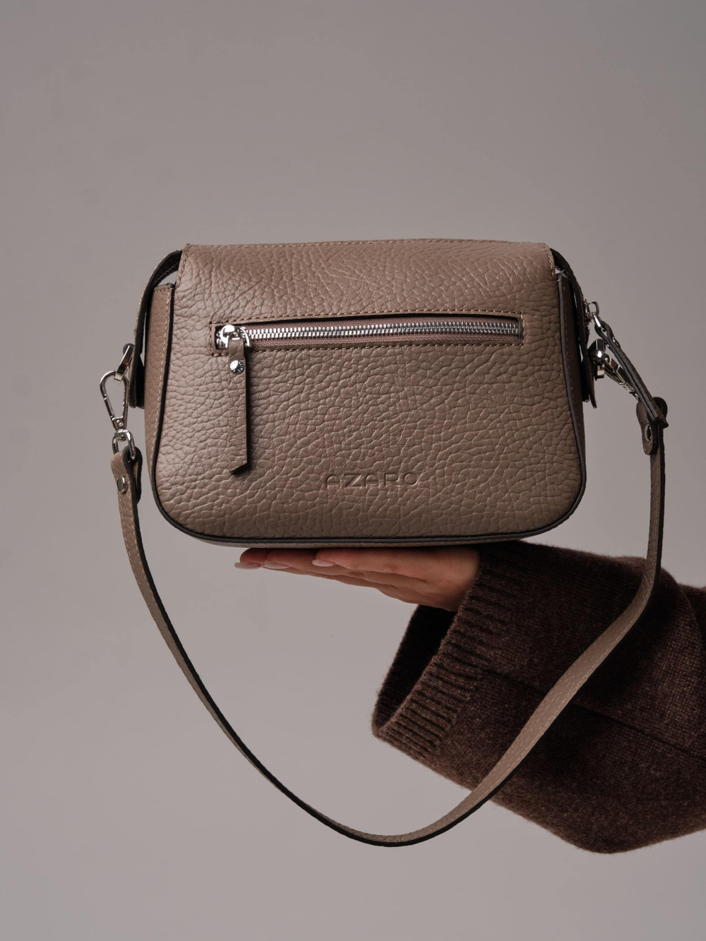 Женская сумка кросс-боди Azaro тауп соло