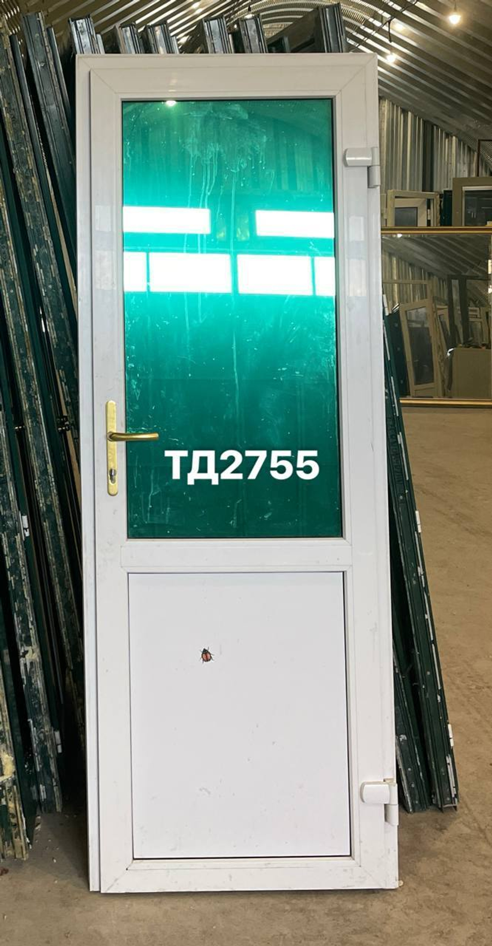 Дверь Пластиковая Б/У Входная 205(в) х 76(ш)